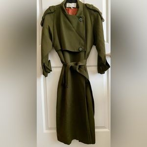 Long Trench Coat - Vintage army-style